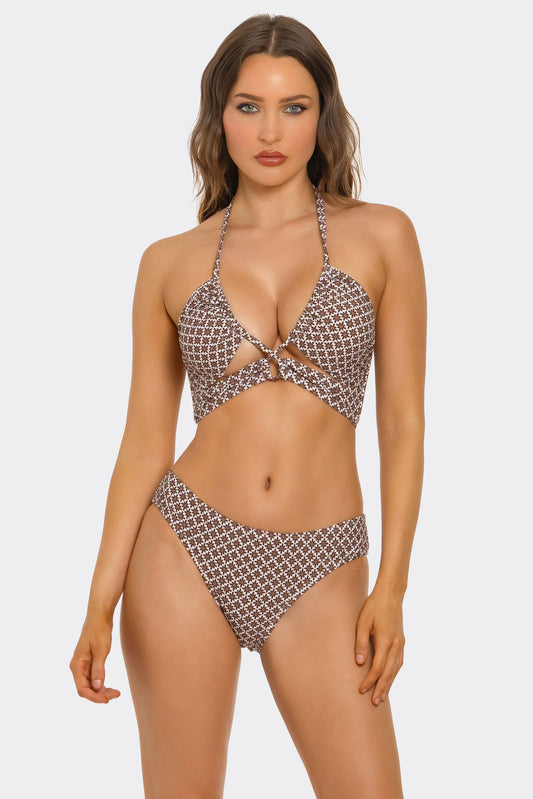 2774 Cocoa Bloom Bikini adult plus-size swimwear