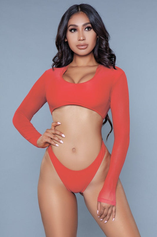 1980 Cardi 2 Piece Suit adult plus-size swimwear